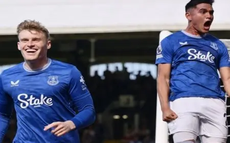 فوز ايفرتون على فولهام 3ـ1.. وبرايتون على وولفرهامبتون 2ـ0 فى الدورى الإنجليزى الممتاز