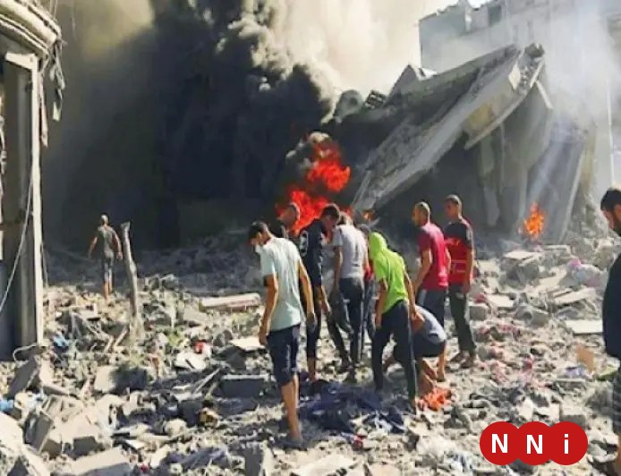 استشهاد عدد من الفلسطينيين في قصف إسرائيلى على خيمة للنازحين في وسط غزة